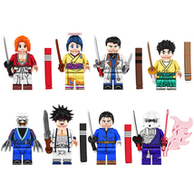 8Pcs Rurouni Kenshin Minifigures Himura Kenshin Shishio Makoto Mini Block Toys - £16.79 GBP
