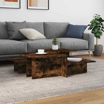 Modern Wooden 2pcs Living Room Home Lounge Coffee Table Side End Tables Wood - £69.67 GBP+