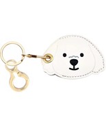Leather Keychain Holder Case Compatible with Cute Protective Air Tag Cov... - £15.69 GBP
