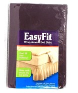 EasyFit Wrap Around Bed Skirt Fits Twin &amp; Full Ruffle Mattress Vintage V... - $43.89 CAD