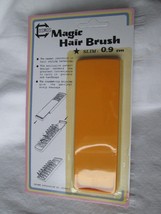 M360w Vintage Colapsible Flat Slide open pop up Hair Brush pocket purse travel - £10.91 GBP
