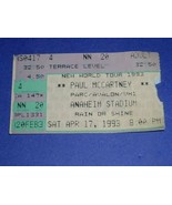 PAUL MCCARTNEY CONCERT TICKET STUB VINTAGE 1993 ANAHEIM STADIUM - $34.99