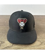 Arizona Diamondbacks Hat Cap New Era Size 7 3/8 Fitted Black Red 59Fifty... - £14.56 GBP