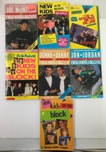 Lot of 7 New Kids on the Block Handbook Soft Cover Books - £30.26 GBP