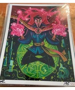 Doctor Strange Fan Art Print 8 x 10 Bam Geek 195/250 Signed Jonathan Adr... - $32.52