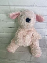 Justice Pink Puppy Dog Logo Floppy Plush Stuffed Animal Toy - £35.96 GBP