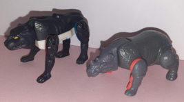 Transformers Rhinox Panthor Beast Wars McDonalds Happy Meal Toy Figures Lot - £5.84 GBP