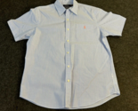 Polo Ralph Lauren RL Untucked Fit Guaranteed to Wrinkle Men&#39;s Shirt Medi... - $24.69