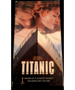 Titanic VHS 2 tape set Leonardo DiCaprio, Kate Winslet 1997, PG-13, 194 min - $4.21