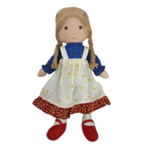 12&quot; Vintage Holly Hobbie Bicentennial Rag Doll Girl Stuffed Animal Plush Toy - £18.98 GBP