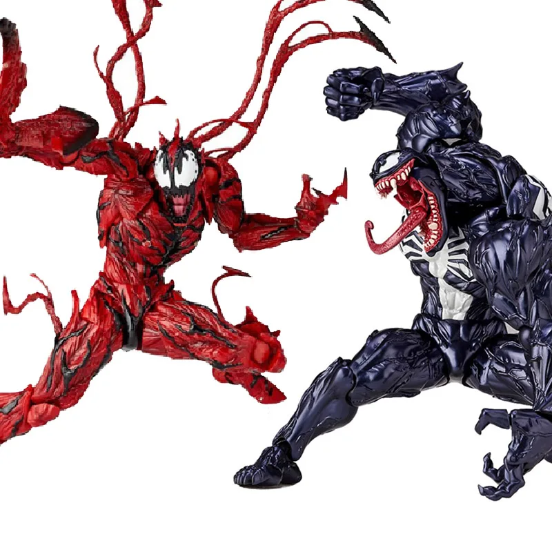 Ro venom carnage figure toy model character amazing spider man movable cosplay massacre thumb200