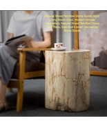 Natural Wood Petrified Stone Nordic style Living Room Stool - Beautiful ... - £2,720.70 GBP