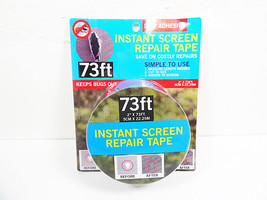 Window Screen Repair Tape Rolls Self Adhesive Patch Fix Mesh Door 73'x2" Roll - £8.99 GBP