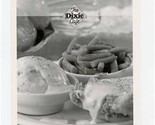 The DIXIE Cafe Menu Bartlett Boulevard Memphis Tennessee 1990&#39;s - £14.28 GBP