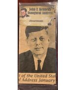 John F. Kennedy Inaugural Address - Parchment Replica in plastic  - $2.50