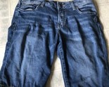 Silver Jeans Suki Denim Shorts Sz 27 Bermuda medium Wash - £23.68 GBP