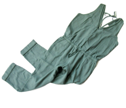 NWoT Anthropologie Cloth &amp; Stone Juliana Jumper in Green Cropped Jumpsuit XS - £49.56 GBP