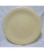 Genuine Fiesta H-L-C USA Ivory 12-1/8&quot; Chop Plate Round Serving Platter - $16.82