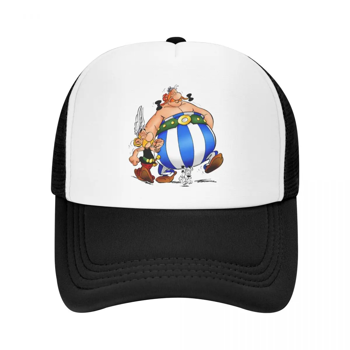 Anime Asterix And Obelix Idefix Baseball Cap Trucker Hat Outdoor Snapback Caps S - £10.99 GBP