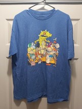 2012 Nickelodeon Cartoon Character Shirt XL Ren &amp; Stimpy Rocko Rugrats - £10.95 GBP