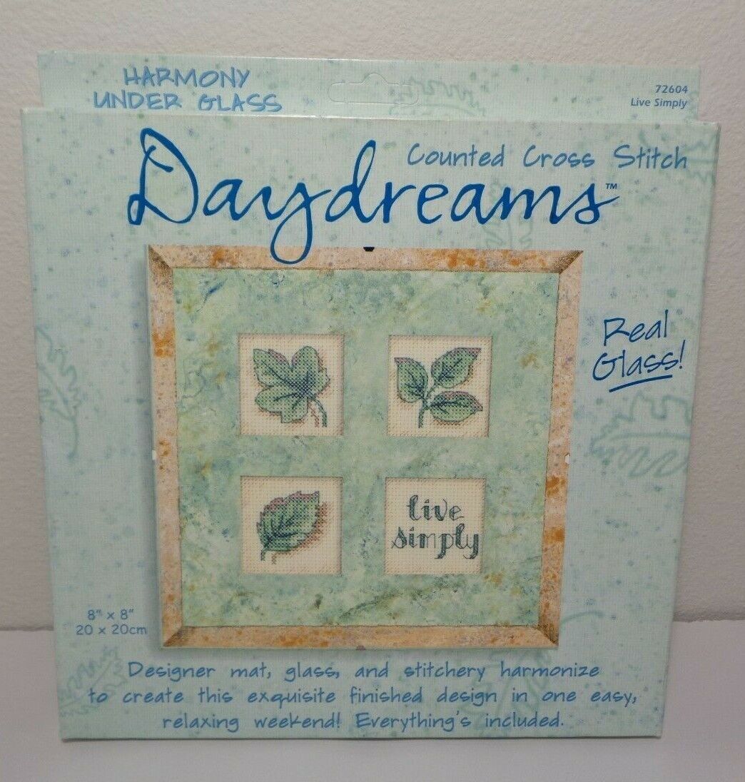 Daydreams LIVE SIMPLY New Counted Cross Stitch Everything Included - $38.61