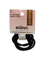 Scunci Elevated Basics Hosiery Elastics Super Comfy 6 Count - £4.66 GBP