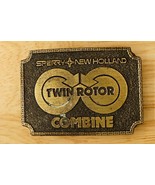 Vintage Metal Belt Buckle Advertising Sperry New Holland Twin Rotor Comb... - £19.66 GBP
