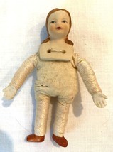 Vintage Miniature Shackman Bisque 3.5&quot; Doll - £11.13 GBP