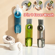 3 In 1 Tiny Bottle Cup Cover Brush Straw Cleaner Tools Multi-Functional Crevice - £8.78 GBP+