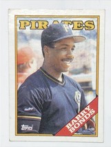 1988 Topps #450 Barry Bonds Pittsburgh Pirates MLB Baseball Card - £0.78 GBP