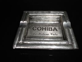 Heavy Metal Cigar Ashtray Measures 5.75" L x 5.25" W Weighs 3.69 # Made in USA image 2