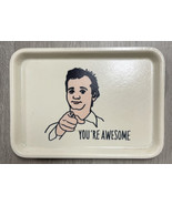 Bill Murray You&#39;re Awesome Stripes Hard Plastic Rolling Tray Tobacco MH JD - $112.71 MXN