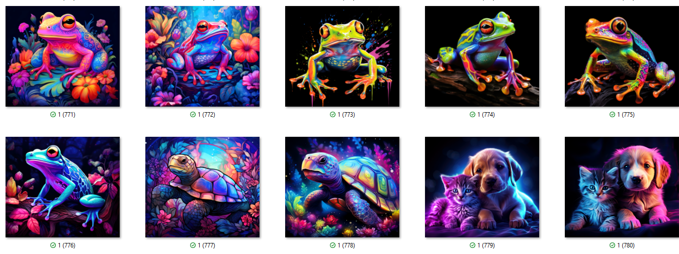 ANIMAL Sublimation Ready To Press Transfer Prints Bundle Of 10 Transfer Desig Item image 9
