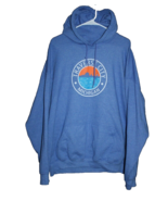 Men&#39;s Hoodie Sweatshirt Traverse City Michigan Men&#39;s Size 2XL Violet Blue - £16.80 GBP