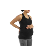 Time And Tru Women&#39;s Maternity Cross Back Tank Black Size XXL (20) - $325.29 MXN