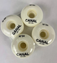 Canal Skateboards wheels 54mm set of 4 wheels Radial high quality urethane - £9.40 GBP