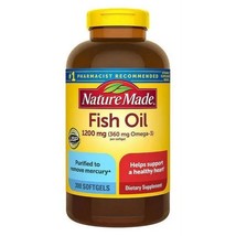 Nature Made PURIFIED Fish Oil 1200mg, (360mg Omega-3) - 300ct Softgels - $30.78