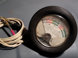 vintage Battery Test gauge --  Franklin model 354 .... made in USA ! - $19.95