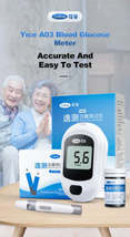 Blood Glucose Meter with Test Strips Diabetes Glucometer kit Blood Sugar... - $22.00