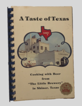 Shiner A Taste of Texas Cookbook Spoetzl Brewery Vintage 1986 Spiral Bound - $19.24