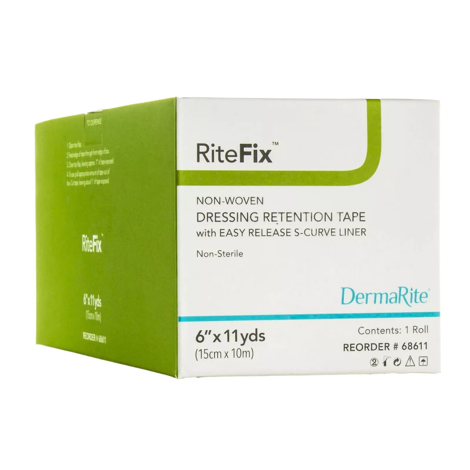 RiteFix Dressing Retention Tape with Liner 6 Inch X 11, Water Resistant,... - $13.83