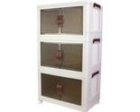 8.6Gal Foldable Double Door Storage Box, Collapsible Plastic Containers ... - $113.04