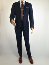 Men MANTONI Suit 100% Wool Classic Pinstripe 2 Button Regular Fit M87184... - £196.65 GBP