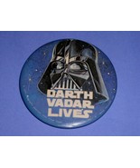 Star Wars Pinback Button Vintage 1977 Darth Vadar Image Factory - $27.42 CAD