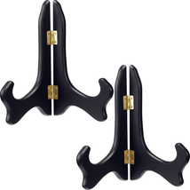 2 Packs Wooden Plate Stands for Display, Plate Holder Display Stand, Pic... - $24.87