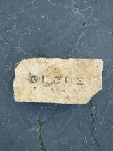 OLD VTG antique Brick reclaimed Stamped Globe - £10.00 GBP