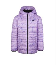Nike Girls Just Do It Printed Jacket Size 4-6-6X keep warm &amp; Dry looken Stylish - £50.42 GBP