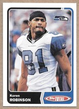 2003 Topps Total #252 Koren Robinson Seattle Seahawks - £1.34 GBP