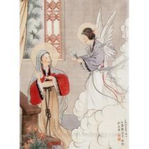 The Annunciation – Chinese Catholic Art Print - £8.57 GBP+