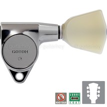 NEW Gotoh SG301-P4N Tuners w/ Keystone Buttons Tuning Keys Set 3x3 - CHROME - £79.02 GBP